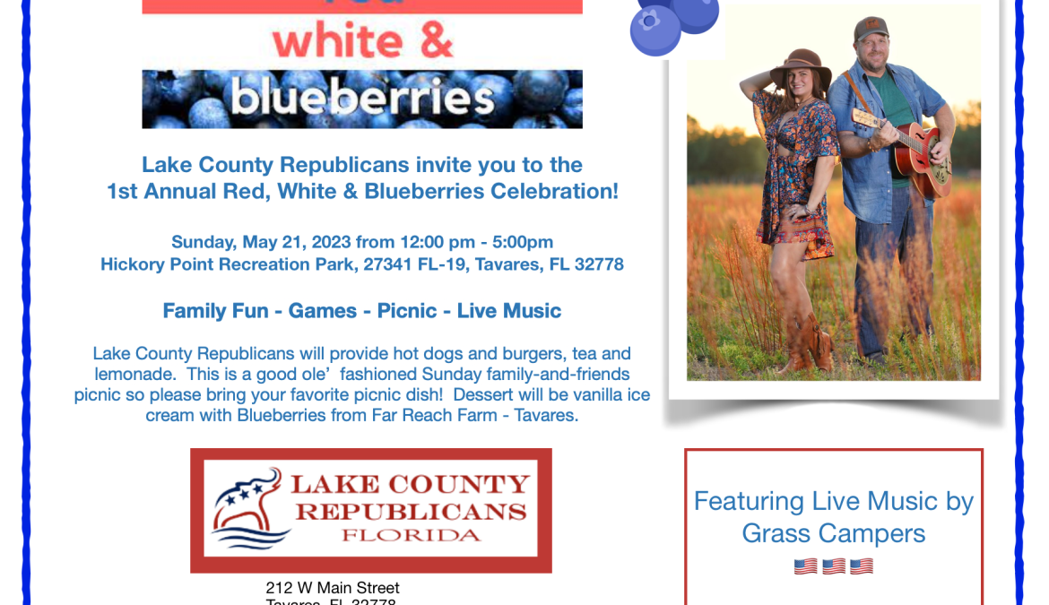 1st Annual Red, White and Blueberries Celebration